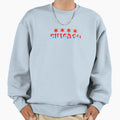Cutout Version Chicago Flag Sweatshirt - Casual Everyday Wear Men Women - T-Shirt, Sweatshirt, Hoodie