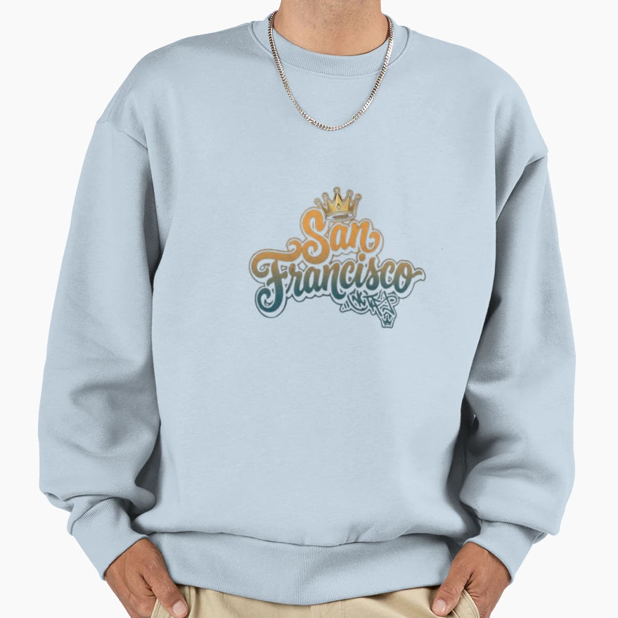 San Francisco Graffiti Minimalist Sweatshirt - Fun Novelty Design Unisex - T-Shirt, Sweatshirt, Hoodie