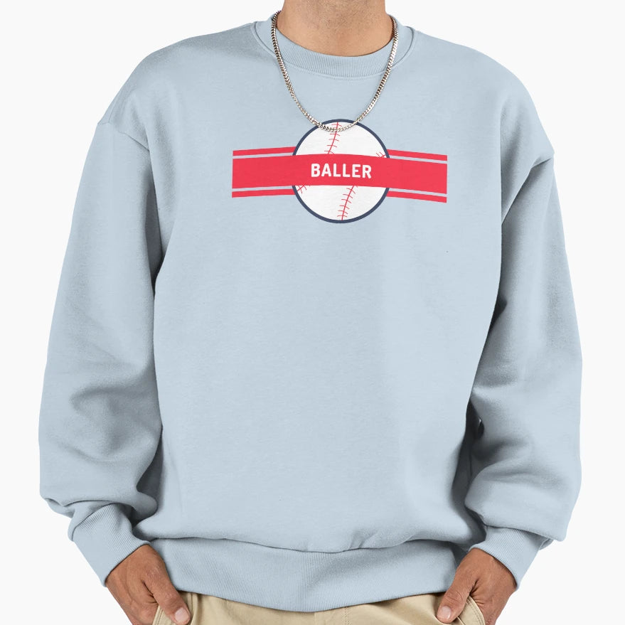 Sports Baller Sweatshirt - Custom Art Print for Adults - T-Shirt, Sweatshirt, Hoodie