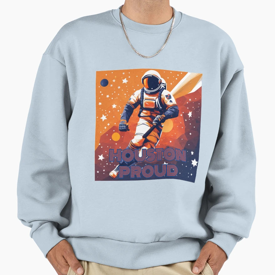 Houston Stros Inspired Houston Sweatshirt - Custom Art Print for Adults - T-Shirt, Sweatshirt, Hoodie