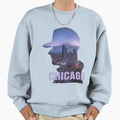 Chicago City Skyline Art Souvenir Sweatshirt - Novelty Apparel for Adults - T-Shirt, Sweatshirt, Hoodie