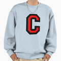 Letter C Black Red Character Sweatshirt - Graphic Print Men Women - T-Shirt, Sweatshirt, Hoodie