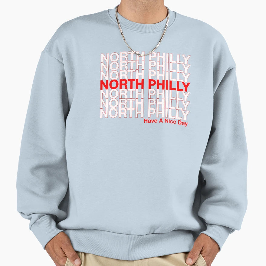 Thank You North Philly Sweatshirt - Aesthetic Graphic Unisex - T-Shirt, Sweatshirt, Hoodie