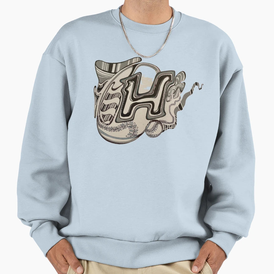 Letter H Sweatshirt - Custom Art Print Unisex - T-Shirt, Sweatshirt, Hoodie