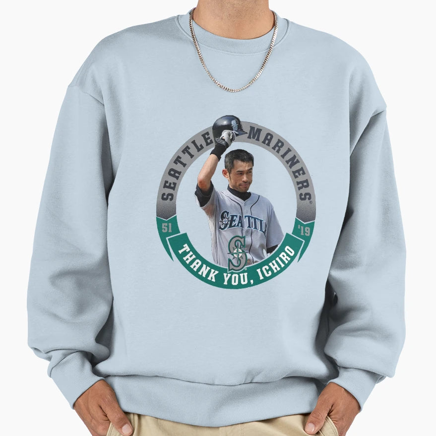 Ichiro Suzuki Sweatshirt - Unique Graphic Unisex - T-Shirt, Sweatshirt, Hoodie