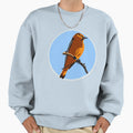 Orange Oriole Bird Keeping Watch Sweatshirt - Fun Novelty Design Men Women - T-Shirt, Sweatshirt, Hoodie