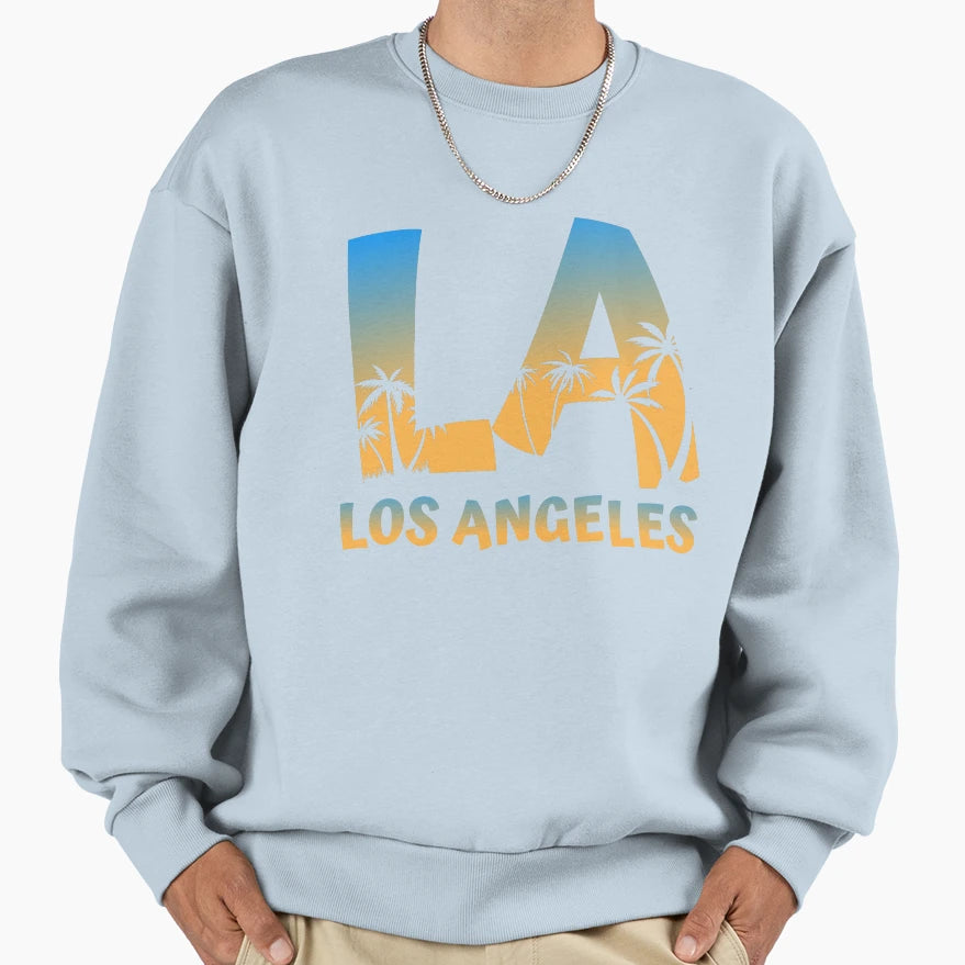 Los Angeles La California Cali Sweatshirt - Unique Graphic for Adults - T-Shirt, Sweatshirt, Hoodie