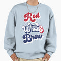 Red White Brew Sweatshirt - Unique Graphic Unisex - T-Shirt, Sweatshirt, Hoodie