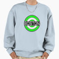 Logo Boston Green Black And White Sweatshirt - Aesthetic Graphic Unisex - T-Shirt, Sweatshirt, Hoodie
