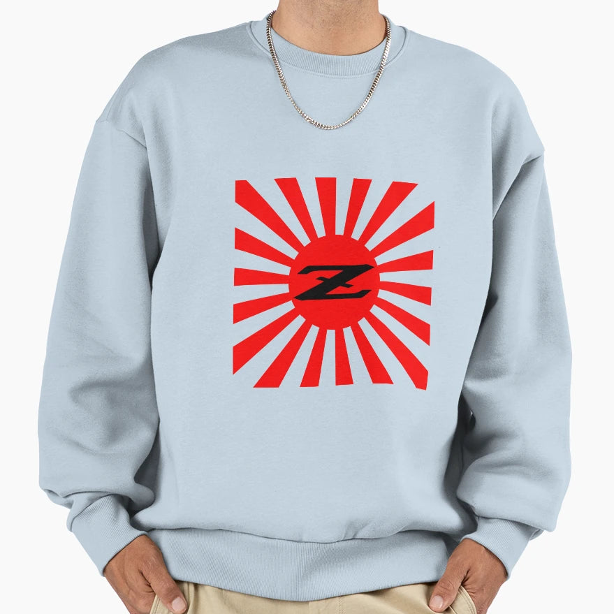 Red Sun Z Datsun Logo Emblem Sweatshirt - Novelty Apparel Unisex - T-Shirt, Sweatshirt, Hoodie
