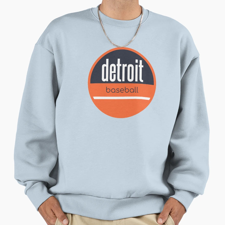 Detroit Baseball Sweatshirt - Fun Novelty Design for Adults - T-Shirt, Sweatshirt, Hoodie