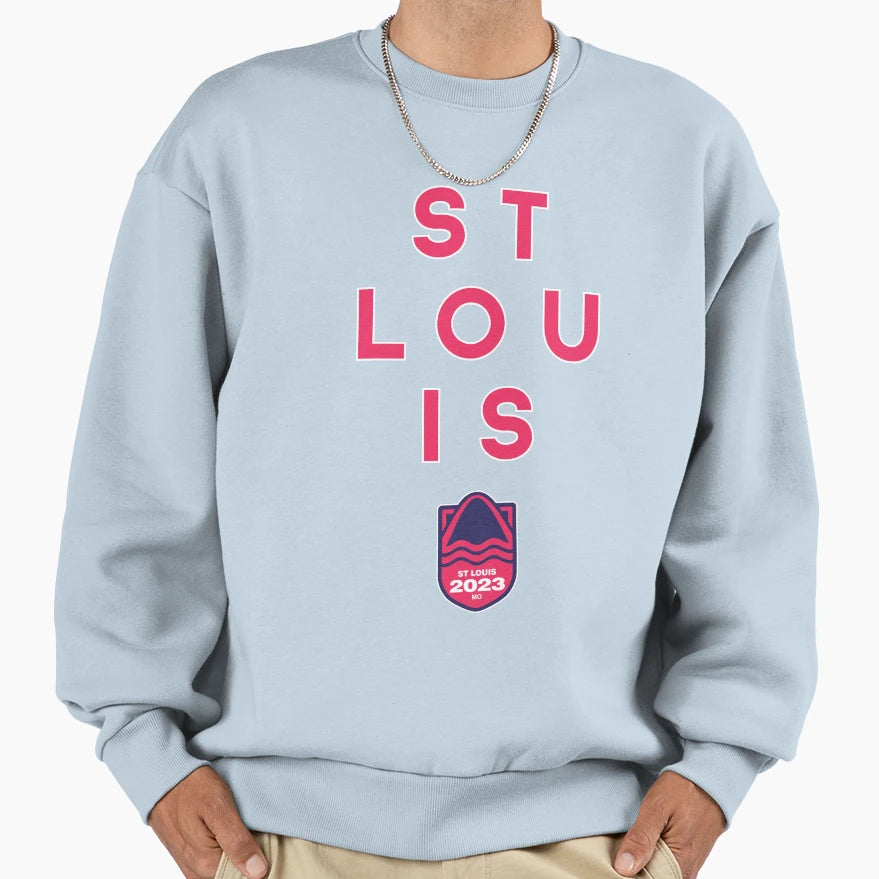 Saint Louis City Is Soccer Sweatshirt - Casual Everyday Wear for Adults - T-Shirt, Sweatshirt, Hoodie