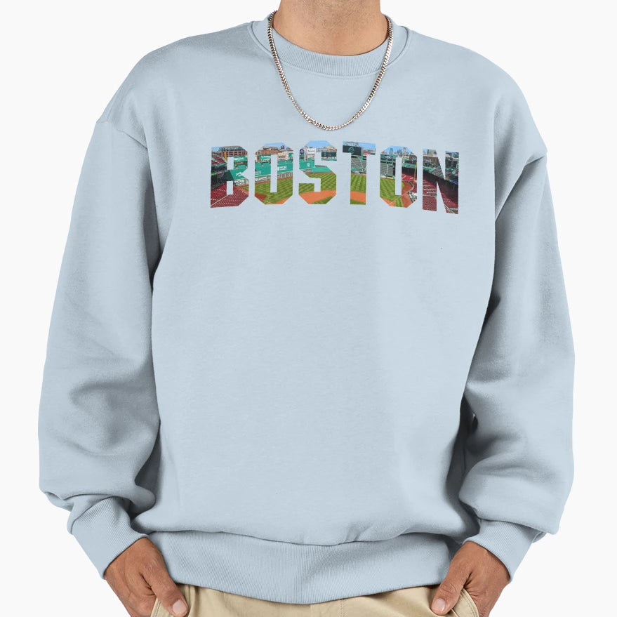 Boston Fenway Park Sweatshirt - Unique Graphic Unisex - T-Shirt, Sweatshirt, Hoodie