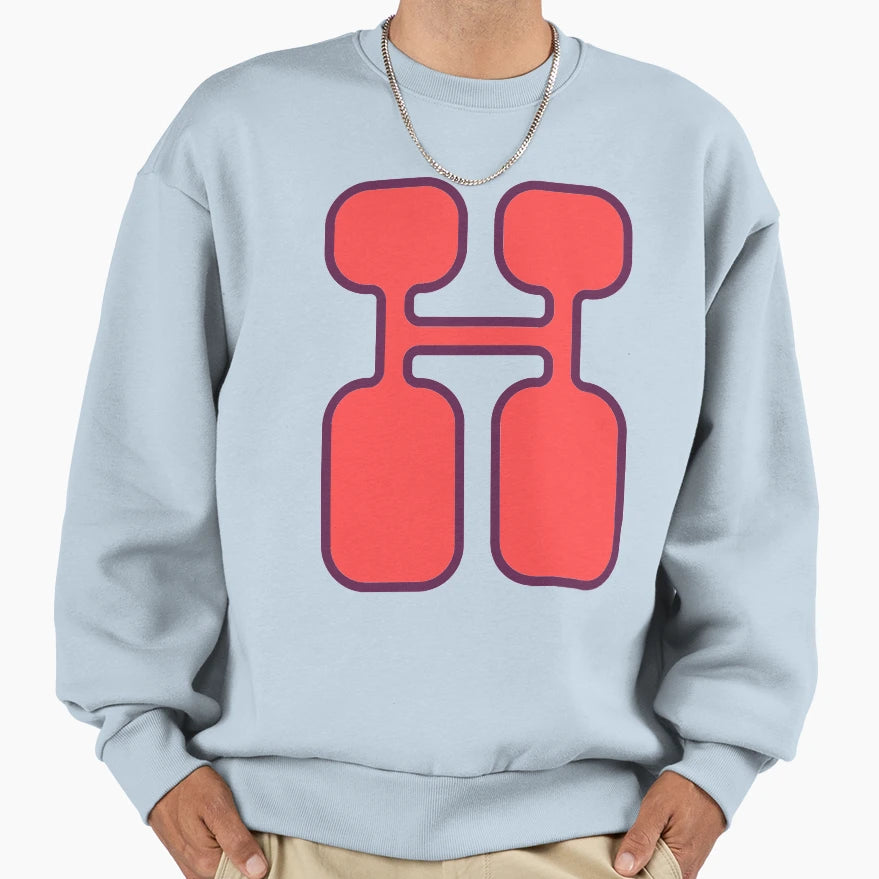 Contemporary Alphabet H 1 Sweatshirt - Streetwear Style Unisex - T-Shirt, Sweatshirt, Hoodie