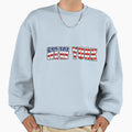 New York American Flag Usa Sweatshirt - Casual Everyday Wear Men Women - T-Shirt, Sweatshirt, Hoodie