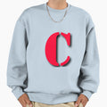 C Letter Sweatshirt - Unique Graphic for Adults - T-Shirt, Sweatshirt, Hoodie