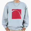 Minimalist Arch Red Sweatshirt - Custom Art Print for Adults - T-Shirt, Sweatshirt, Hoodie