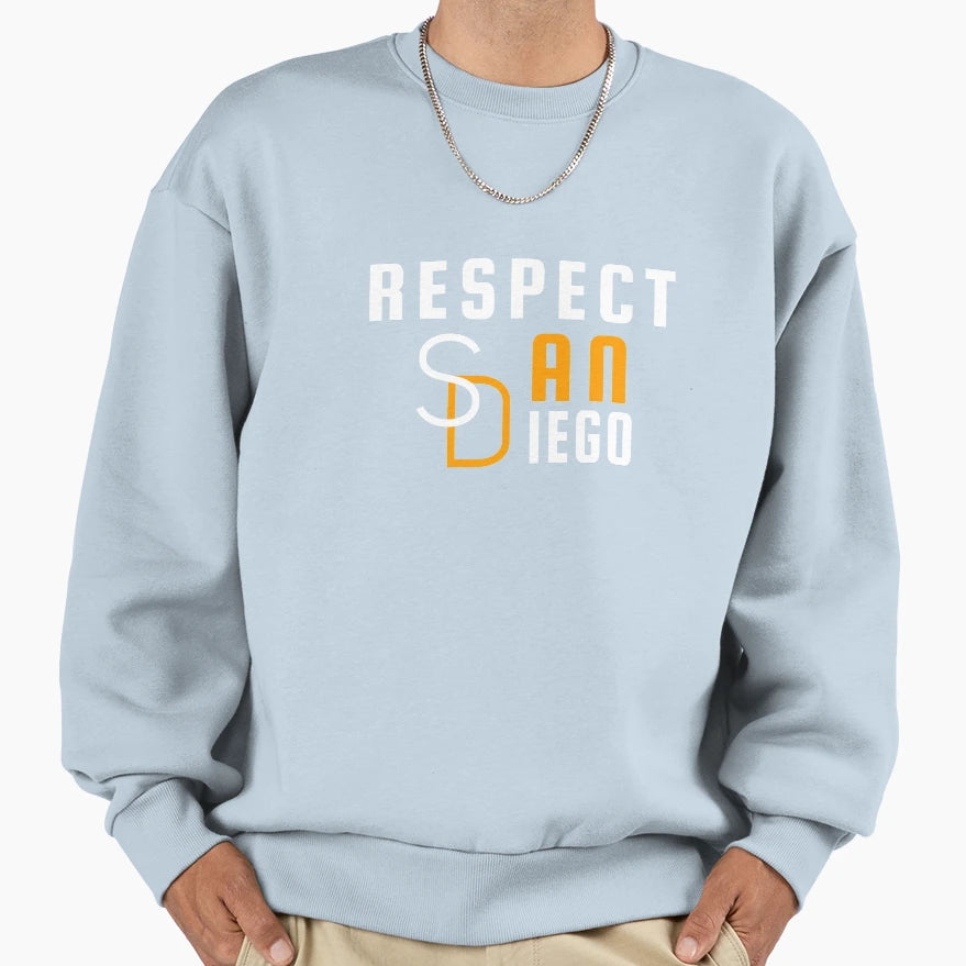 Respect San Diego Sweatshirt - Trendy Graphic Men Women - T-Shirt, Sweatshirt, Hoodie
