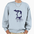 Michigan Detroit Roots Sweatshirt - Graphic Print Unisex - T-Shirt, Sweatshirt, Hoodie