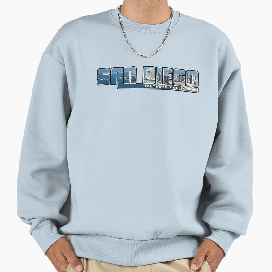 San Diego Souvenir Sweatshirt - Trendy Graphic Men Women - T-Shirt, Sweatshirt, Hoodie