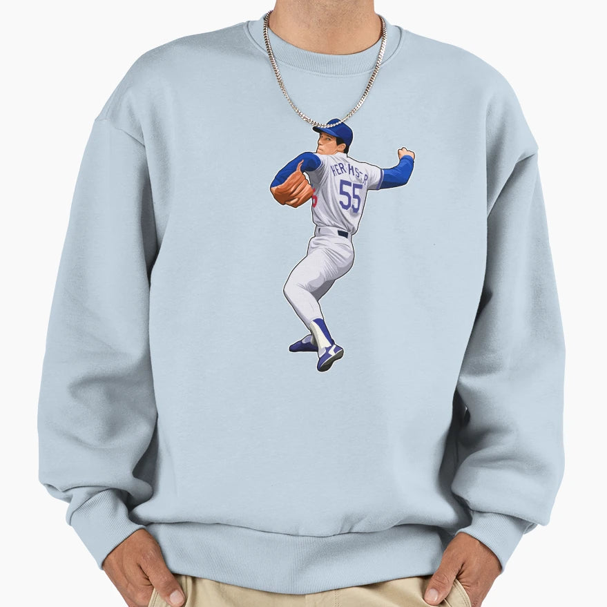 Orel Hershisher 55 Pitches Sweatshirt - Casual Everyday Wear for Adults - T-Shirt, Sweatshirt, Hoodie