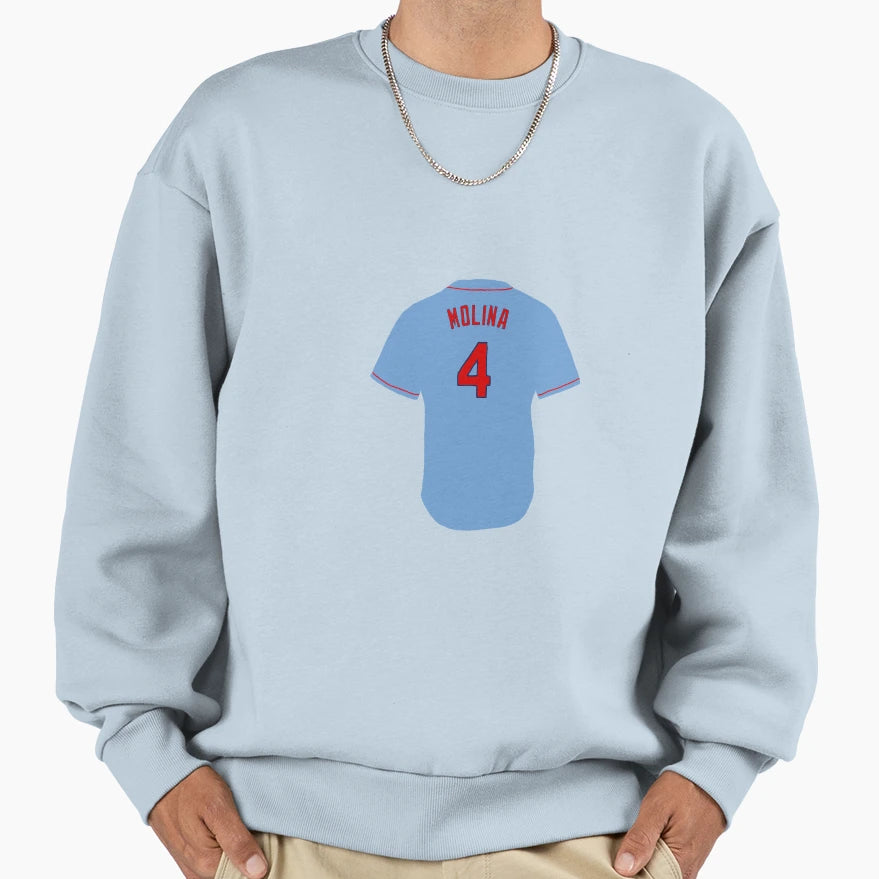 Yadier Molina Jersey Sweatshirt - Trendy Graphic for Adults - T-Shirt, Sweatshirt, Hoodie