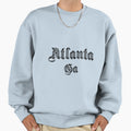 Atlanta Georgia Ga Text Sweatshirt - Aesthetic Graphic for Adults - T-Shirt, Sweatshirt, Hoodie
