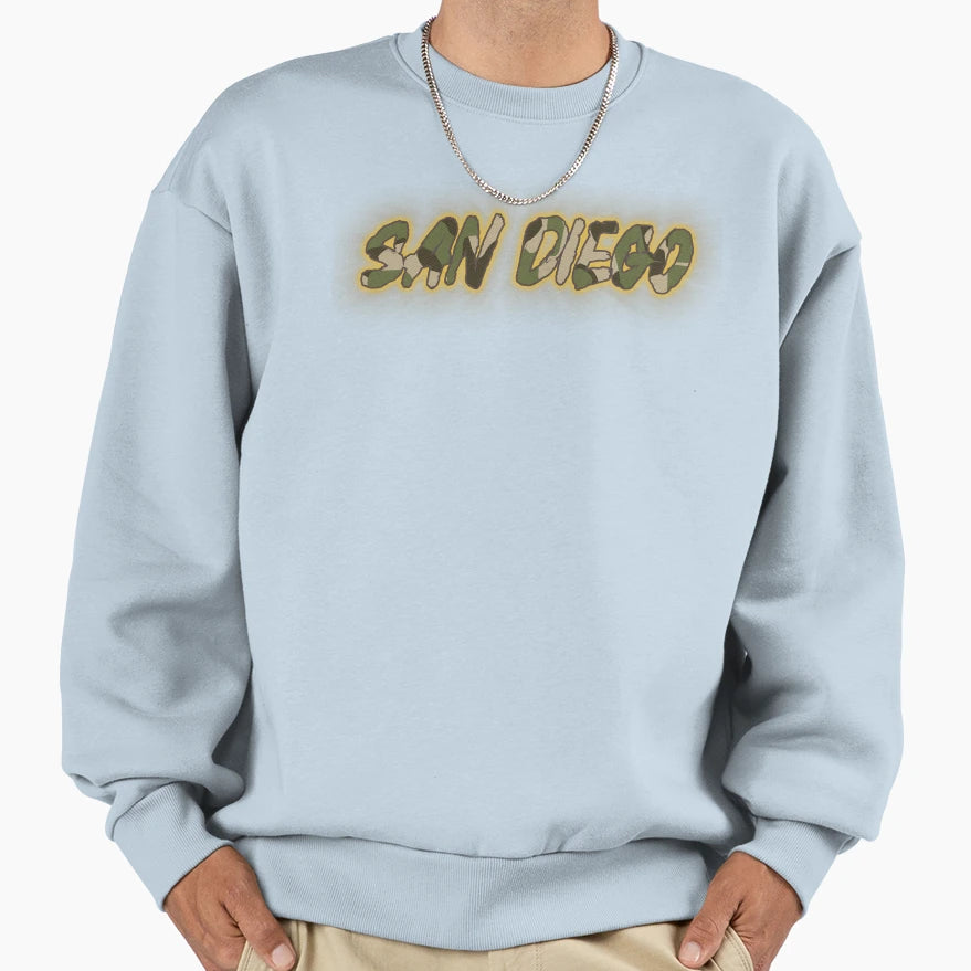 San Diego City Connect Camouflage Sweatshirt - Fun Novelty Design Unisex - T-Shirt, Sweatshirt, Hoodie