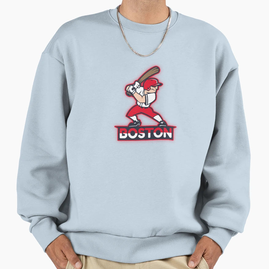 Boston Baseball Sweatshirt - Unique Graphic for Adults - T-Shirt, Sweatshirt, Hoodie