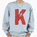 Initials K Sweatshirt - Custom Art Print for Adults - T-Shirt, Sweatshirt, Hoodie