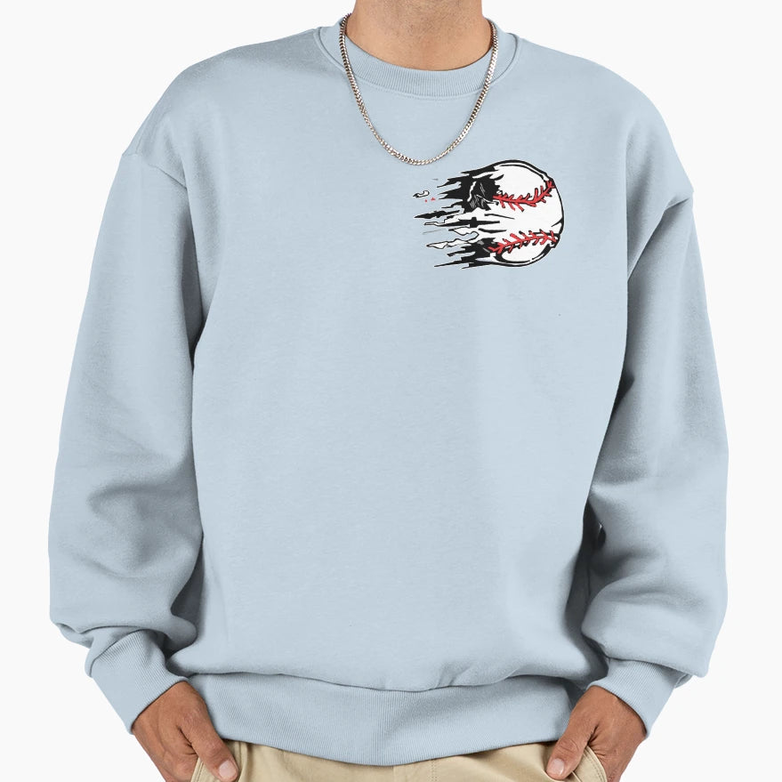 Baseball Softball Sweatshirt - Trendy Graphic Men Women - T-Shirt, Sweatshirt, Hoodie