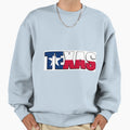 Texas Flag Sweatshirt - Casual Everyday Wear Men Women - T-Shirt, Sweatshirt, Hoodie