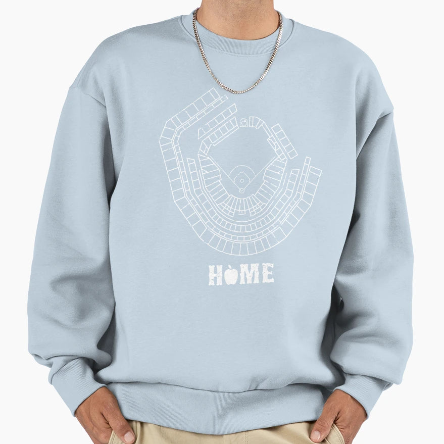 Citi White Sweatshirt - Minimalist Print for Adults - T-Shirt, Sweatshirt, Hoodie