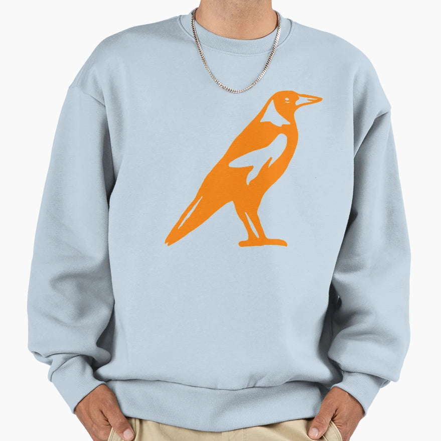 Magpie Orange Sweatshirt - Graphic Print Men Women - T-Shirt, Sweatshirt, Hoodie