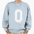 Q Letter Monogram Initial Spelling Sweatshirt - Fun Novelty Design Unisex - T-Shirt, Sweatshirt, Hoodie