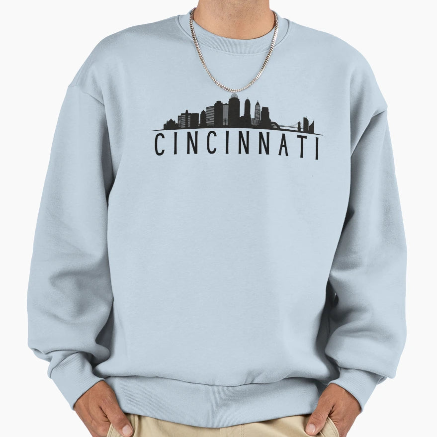 Cincinnati Sweatshirt - Minimalist Print Unisex - T-Shirt, Sweatshirt, Hoodie