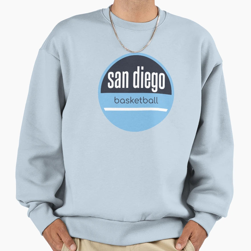 San Diego Basketball Sweatshirt - Casual Everyday Wear Men Women - T-Shirt, Sweatshirt, Hoodie