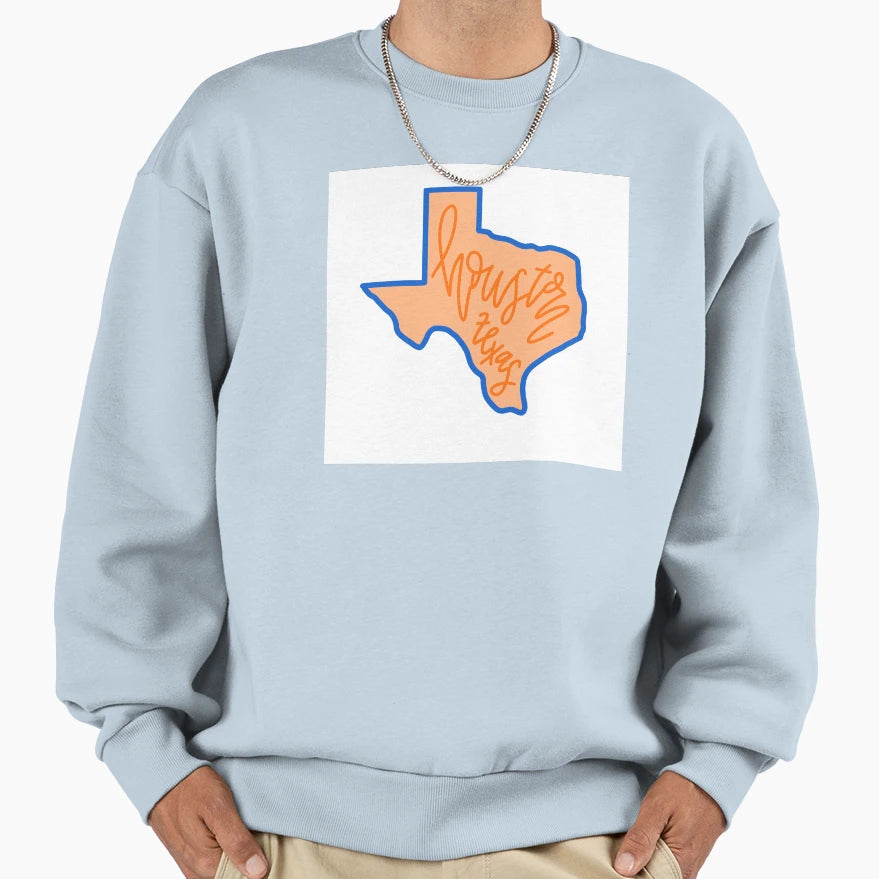 Houston Texas Sweatshirt - Fun Novelty Design Unisex - T-Shirt, Sweatshirt, Hoodie