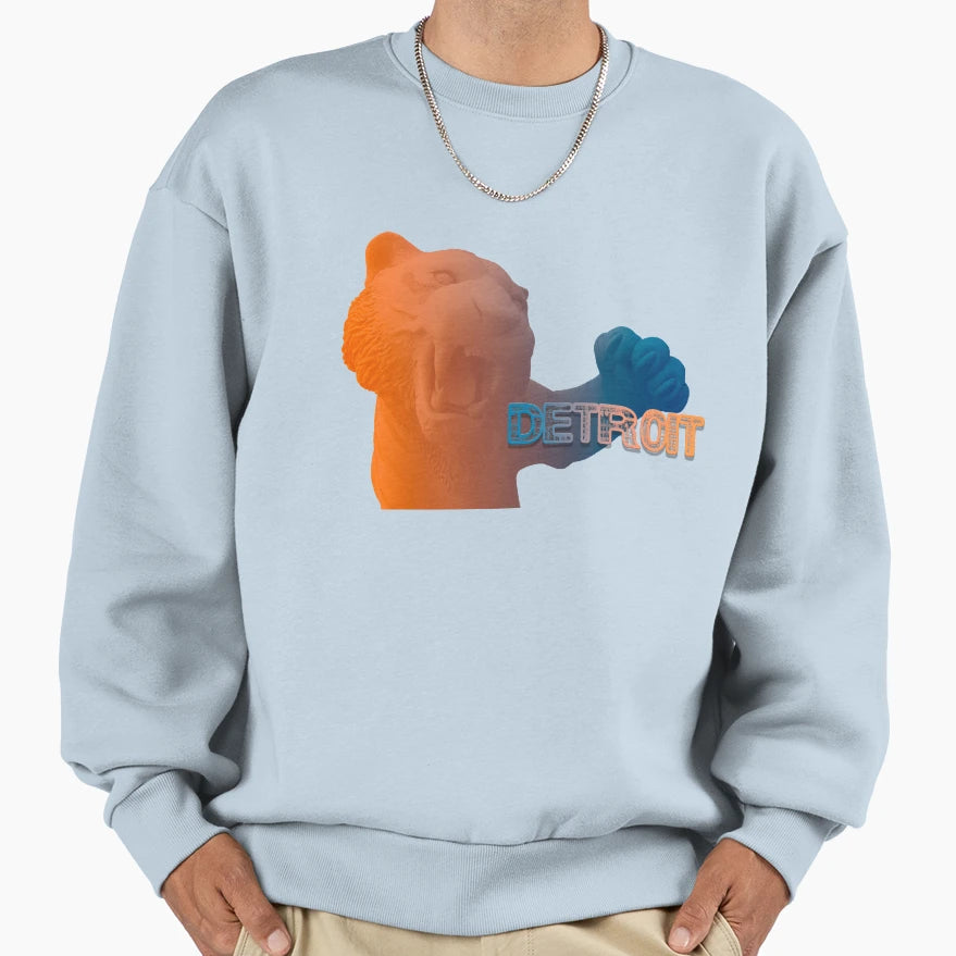 Detroit Sweatshirt - Trendy Graphic for Adults - T-Shirt, Sweatshirt, Hoodie