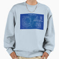 Target Field Blueprint Sweatshirt - Aesthetic Graphic Men Women - T-Shirt, Sweatshirt, Hoodie