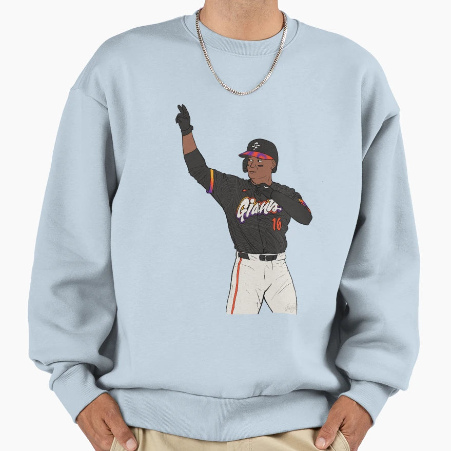 Carita Base Hit Sweatshirt - Graphic Print Unisex - T-Shirt, Sweatshirt, Hoodie