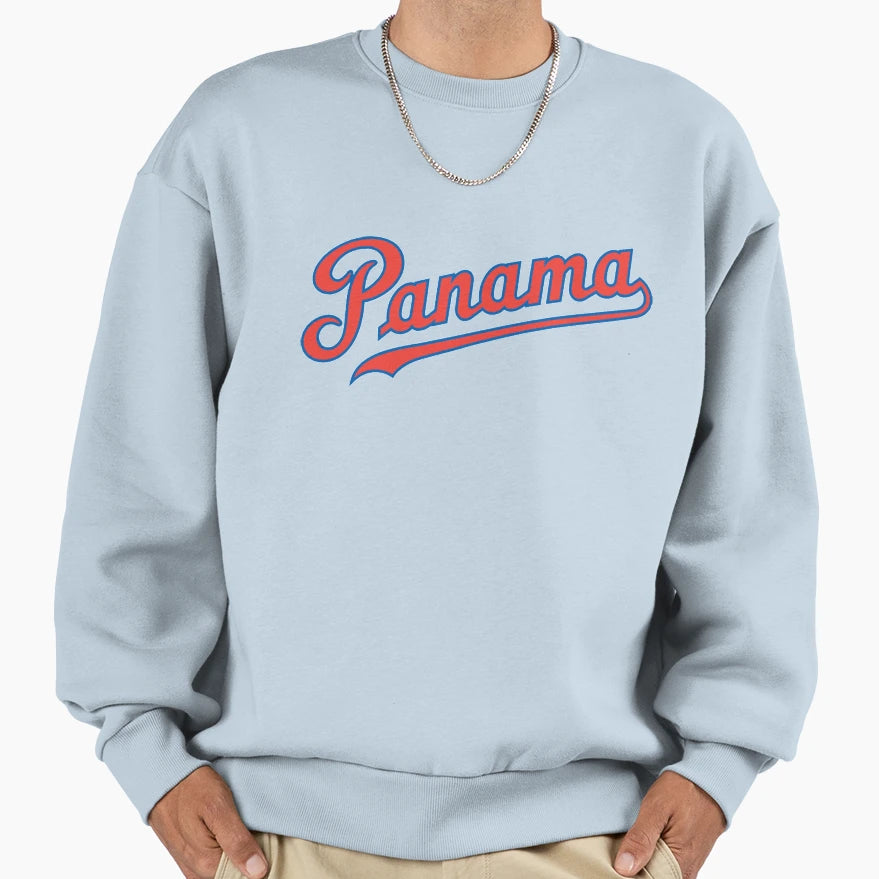 Baseball Panama Sweatshirt - Minimalist Print for Adults - T-Shirt, Sweatshirt, Hoodie