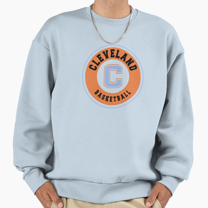 Cleveland Basketball Sweatshirt - Minimalist Print Men Women - T-Shirt, Sweatshirt, Hoodie