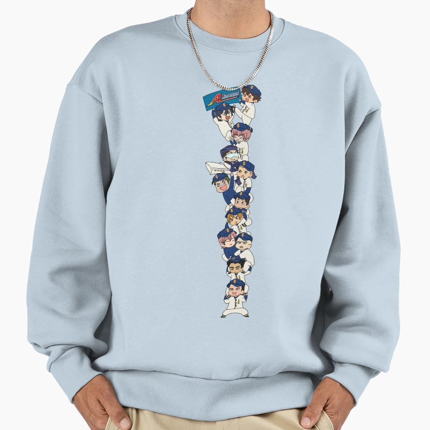 Diamond No Ace Seido Team 1 Sweatshirt - Streetwear Style Unisex - T-Shirt, Sweatshirt, Hoodie