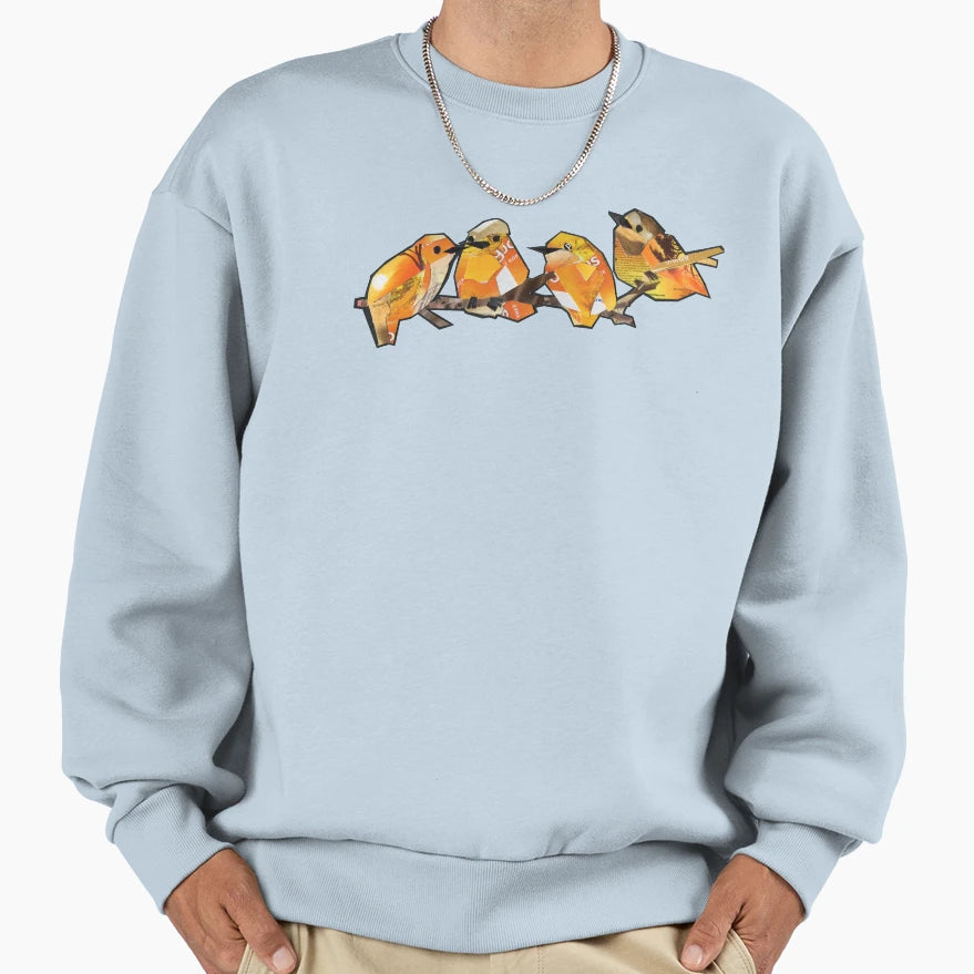 Orange Quartet Sweatshirt - Minimalist Print for Adults - T-Shirt, Sweatshirt, Hoodie