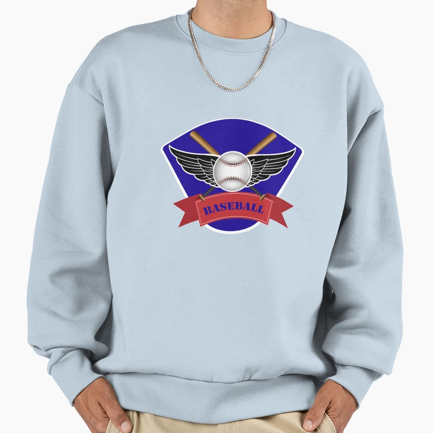 Baseball Sweatshirt - Unique Graphic Unisex - T-Shirt, Sweatshirt, Hoodie