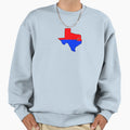 Turn Texas Blue Sweatshirt - Graphic Print Men Women - T-Shirt, Sweatshirt, Hoodie