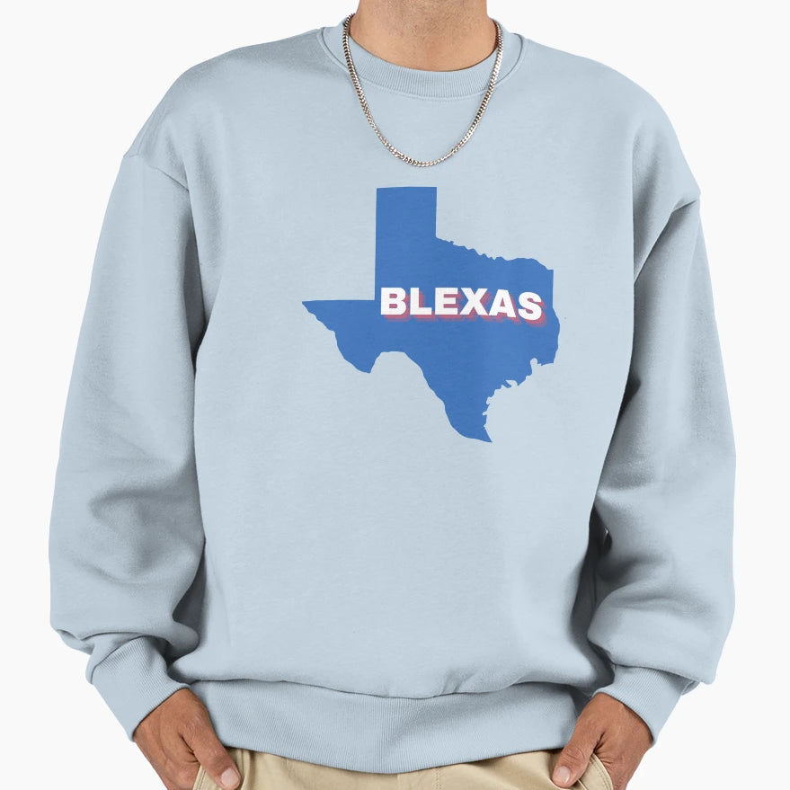 Blexas Sweatshirt - Trendy Graphic for Adults - T-Shirt, Sweatshirt, Hoodie