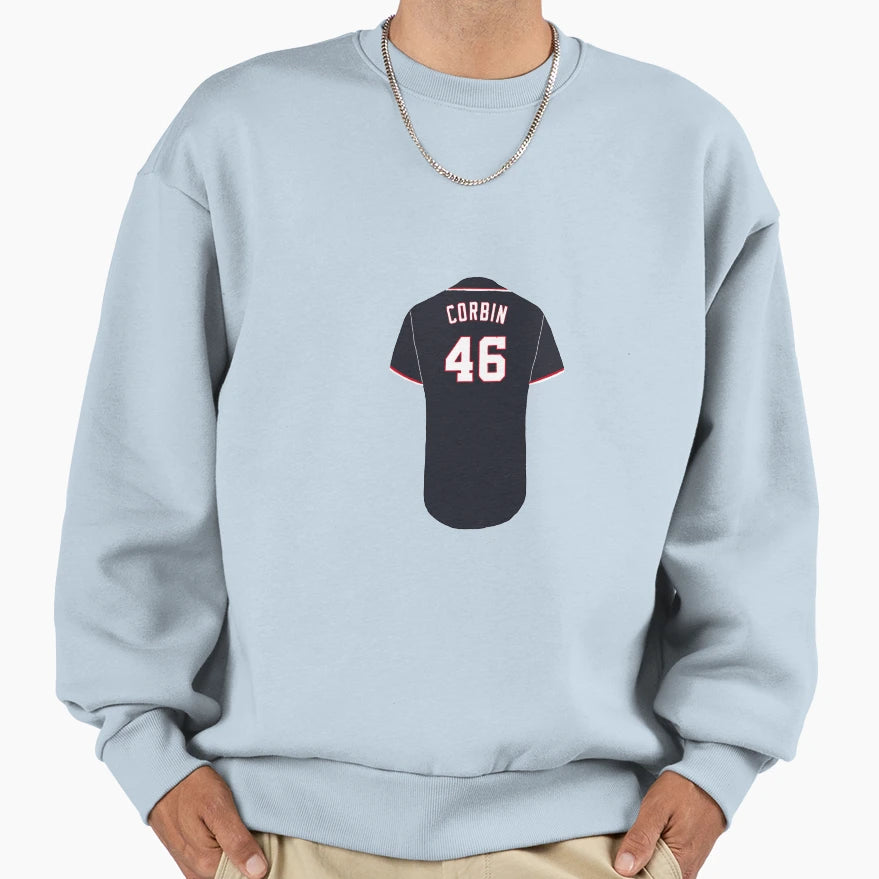 Patrick Corbin Jersey Sweatshirt - Trendy Graphic Unisex - T-Shirt, Sweatshirt, Hoodie