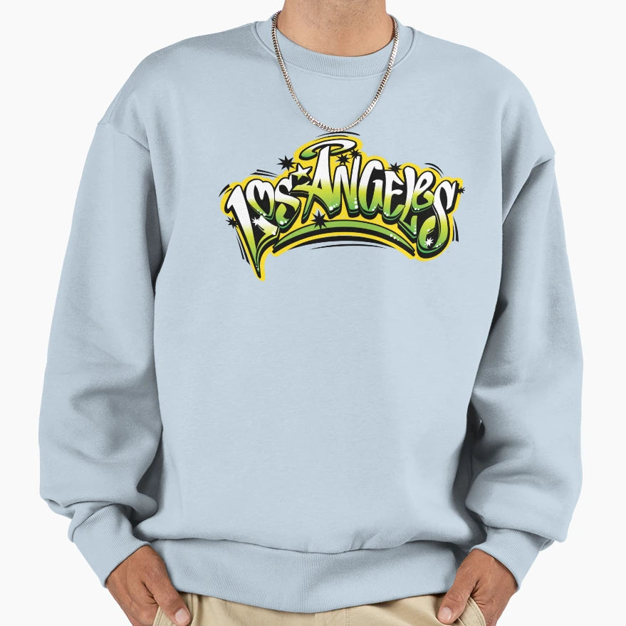 Los Angeles Graffiti Sweatshirt - Custom Art Print Unisex - T-Shirt, Sweatshirt, Hoodie